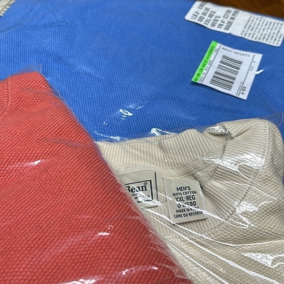 LLBean pullovers long sleeve size XXL- reg mens made in Peru round neck NWT - Picture 12 of 13